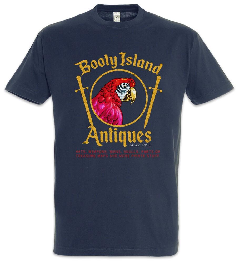 

Booty Island Antiques T-Shirt The Game Secret Symbol of Monkey East Island Logo L