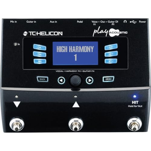 TC HELICON PLAY ACOUSTIC Vocal Effects Pedal for Electric/Acoustic Guitar [Official Japanese Product]