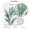 Nordic Grüne Pflanzen Wand Kunst Bilder Dekorative Leinwand Malerei Drucke Blätter Poster für Innen Wohnzimmer Wohnkultur