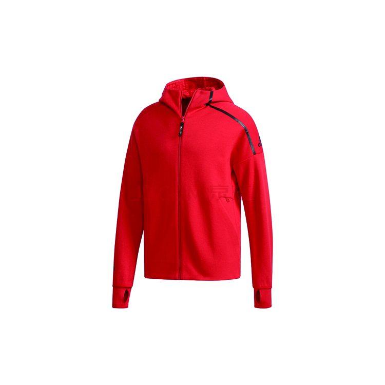 Adidas Jackets Men`s Red Hooded Moderate