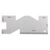 1Pcs Metal Measuring Gauge Quilting Ruler Sewing Tool Accessory