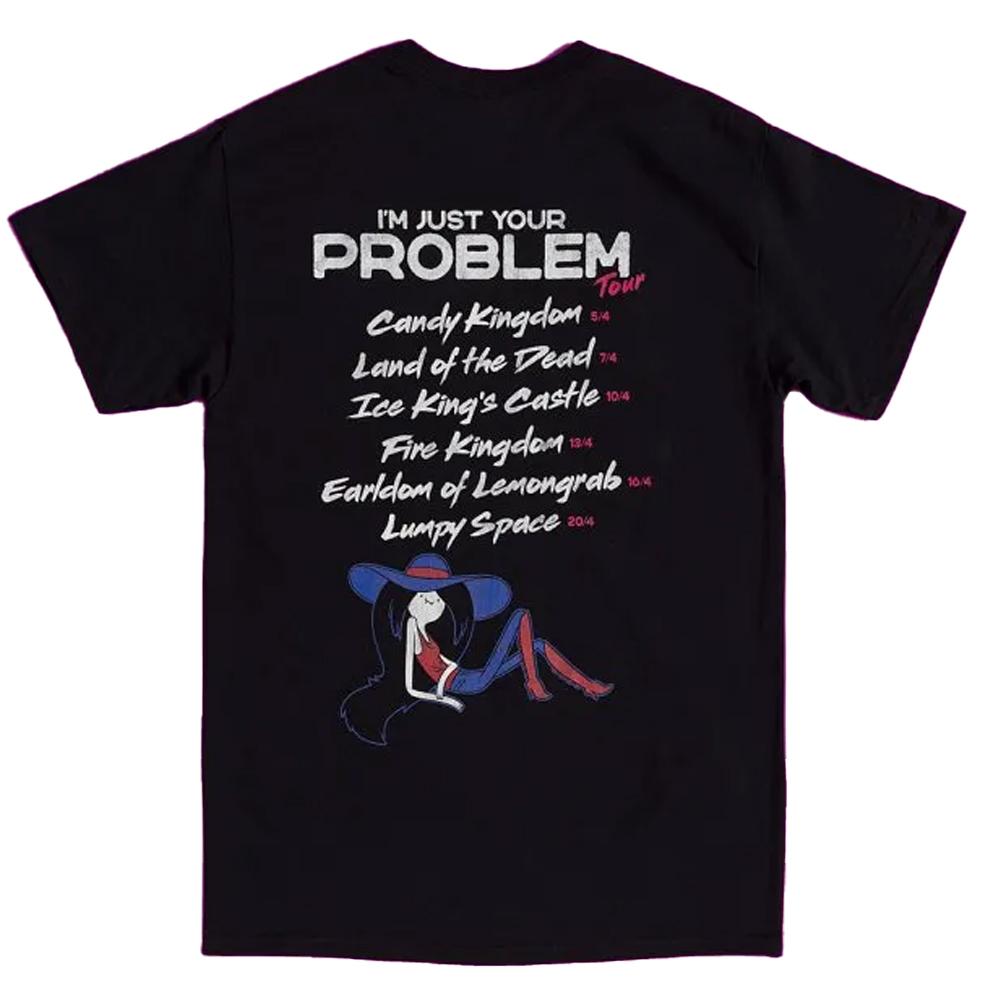Adventure Time Unisex Adult Just Your Problem Tour Marceline T-Shirt