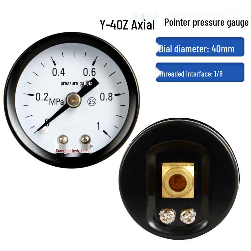 CONJANT Y-40Z Axial Pointer Pressure Gauge (CN Version)