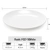Commercial A5 Melamine Large Round Serving Plate (5-Pack)