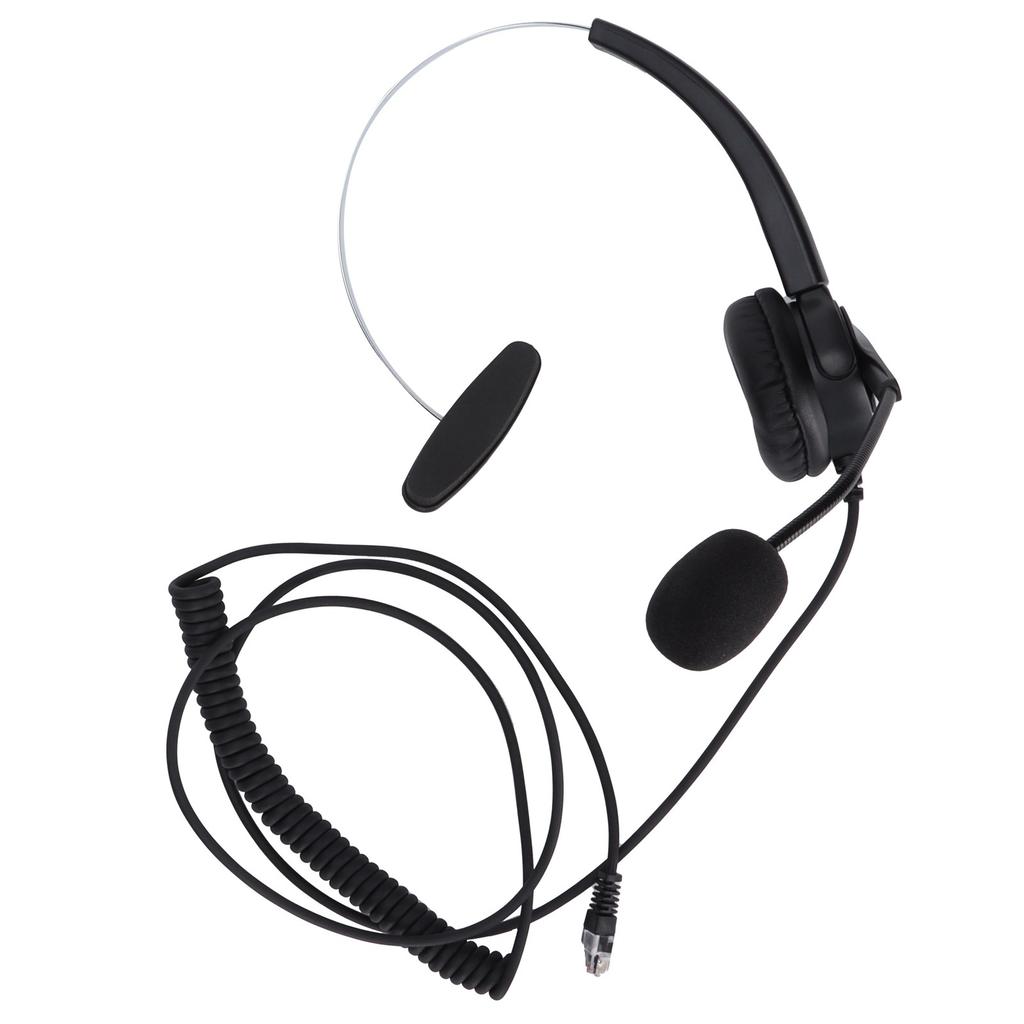 Telephone Headset OmniDirectional Business Office Telephone Call Center Corded Headset