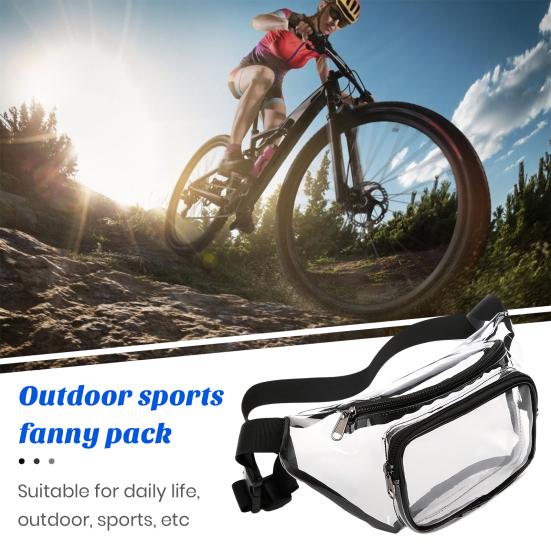 תיק מותן ספורט עמיד למים PVC קל משקל עיצוב נוח נרתיק אחסון לריצה נסיעות כושר בחוץ