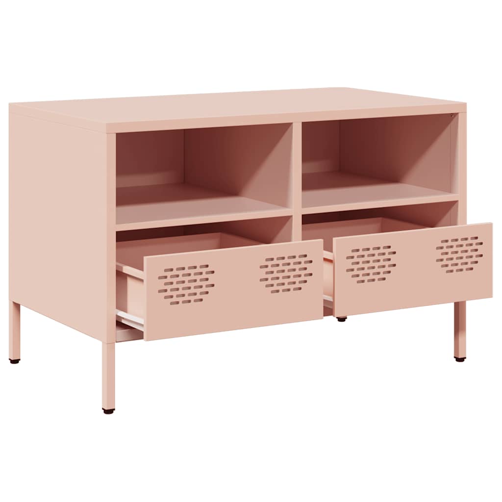 Pink TV Stand 68 x 39 x 43.5 cm Cold Rolled Steel