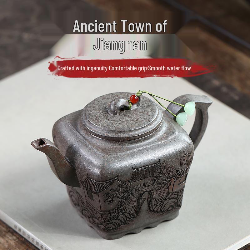 Yixing Handmade Zisha Teapot and Kung Fu Tea Set