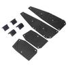 Motorcycle Footboard Steps Durable Increased Stability Comfort Replacement for Aprilla SR GT200 GT125 Black