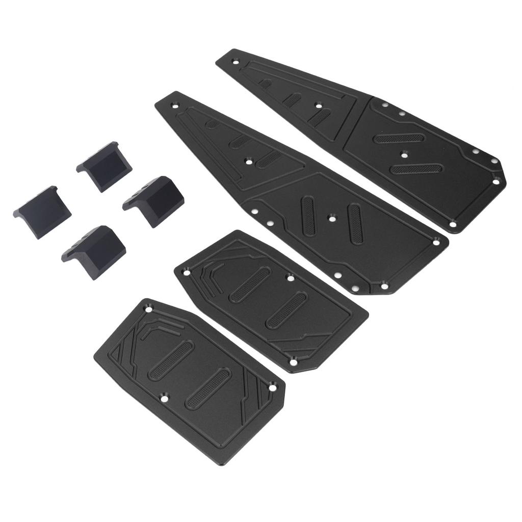 Motorcycle Footboard Steps Durable Increased Stability Comfort Replacement for Aprilla SR GT200 GT125 Black