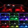 10/14/18 in 1 Led Car Ambient Lights Bluetooth App Control Acrylic Fiber Optic Strip RGB 64 Color Atmosphere Decorative Lamp 12V