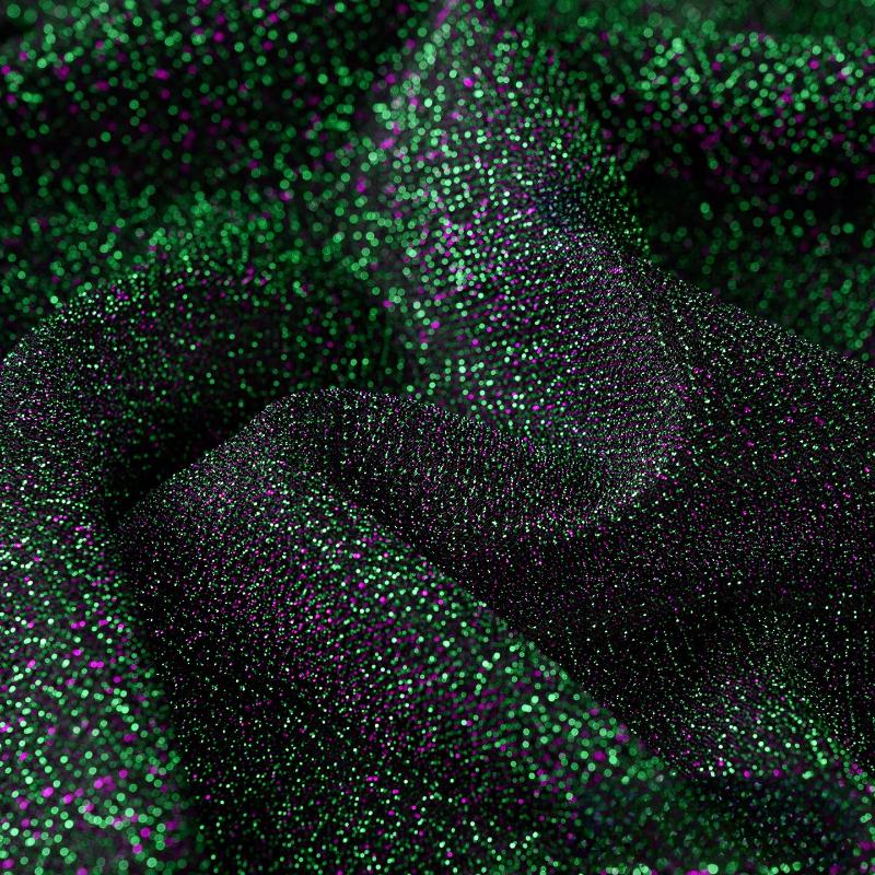 Oboustranná třpytivá hvězdná sametová látka Jasně hedvábná třpytivá sametová látka Nenatahovací pro DIY šití šatů Cheongsam