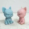 3D Animal Candle Mold, Angry Cat Candle Mold for DIY Candle Gypsum Ornaments Home Decorations, Epoxy Resin Casting