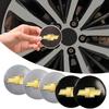 Car Wheel Hub Center Cap Sticker Metal Emblem Stickers For Cruze Spark Captiva Suburban Silverado Camaro Corvette