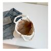 Korean Style Sweet Quilted Love Down Cotton Bag Girls All-matching Tote Light Casual Shoulder