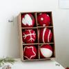 Fashion Plastic Felt Christmas Felt Ball 3CM 5CM Multicolor Christmas Ball Set Suspensable Christmas Tree Balls Party