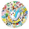 50-Pack Waterproof Anime Pokémon Cartoon Sticker Set for Suitcases, Cars, Guitars, Scooters, and Phones.