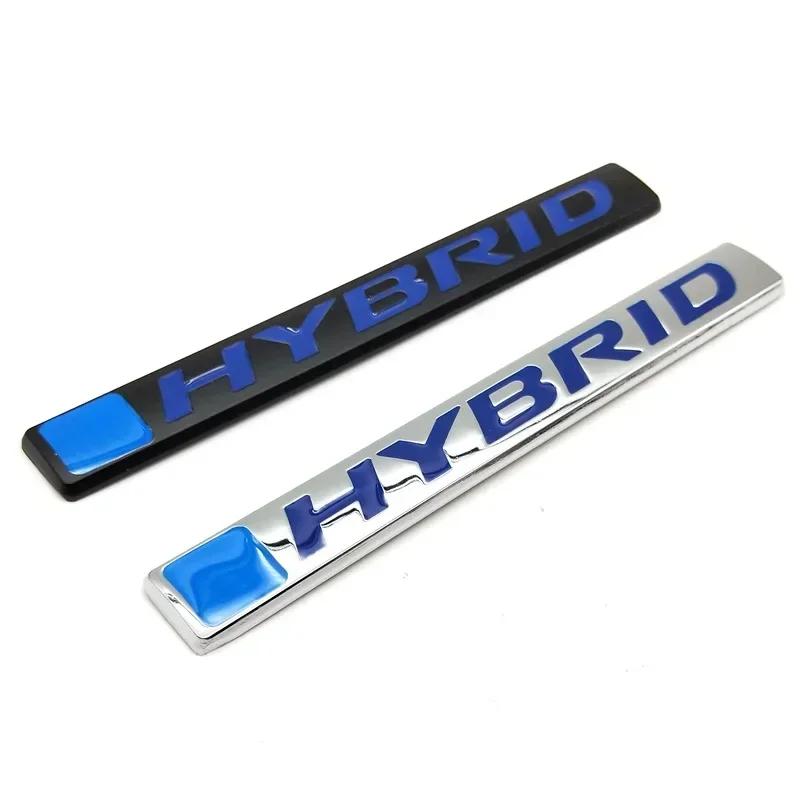 Nálepka s 3D kovovým hybridním logem na auto Nálepka na zadní kufr Boční blatník Nálepka s odznakem pro CRV HRV CIVIC Fit Accord Jazz příslušenství