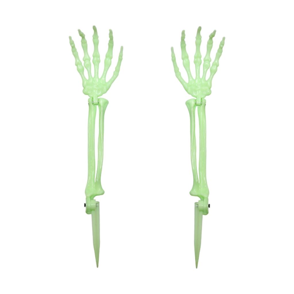 Halloween Ground Decoration, Simulated Hand Bones, Ground Skeleton Festival Courtyard Decoration Hand Bones Costume Props
