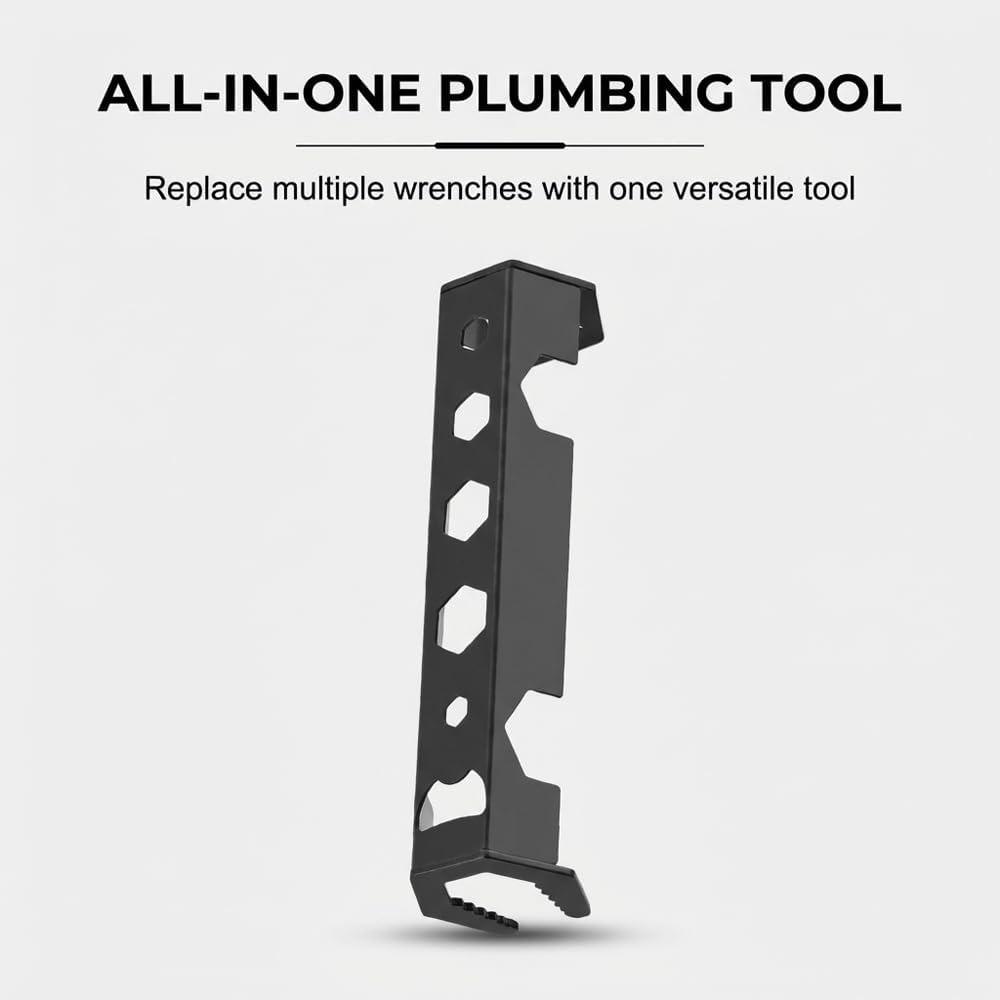 2-piece Multi-functional Sink Wrench Set, 2026 New Sink and Faucet Wrench, Suitable for Plumbing Tools In Confined Spaces.