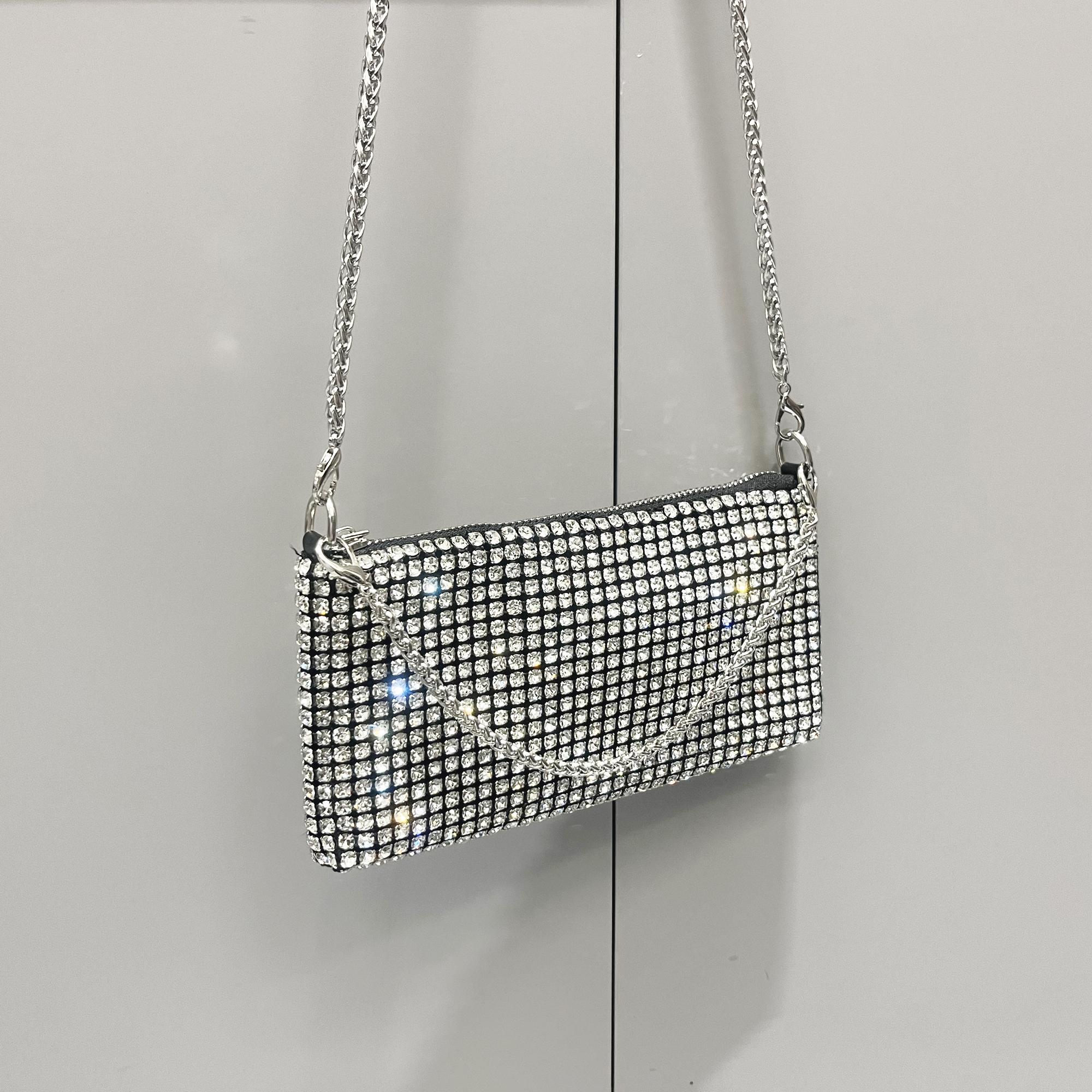 Luxury Designer Rhinestones Clutch Purse Bag for women handle bag Shoulder Bag Purse