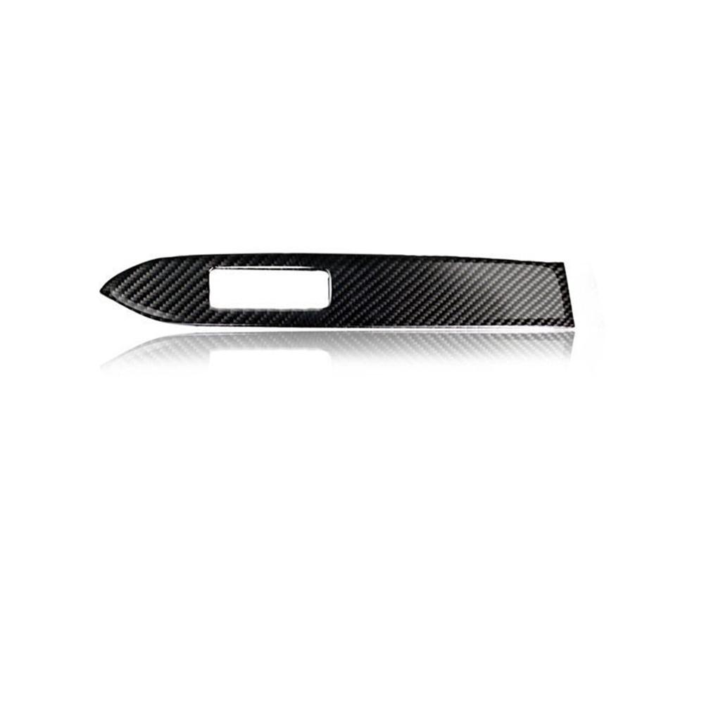 Carbon Fiber Innor Dashboard Panel Cover Trim Right For 2015-19 Ford Mustang LHD