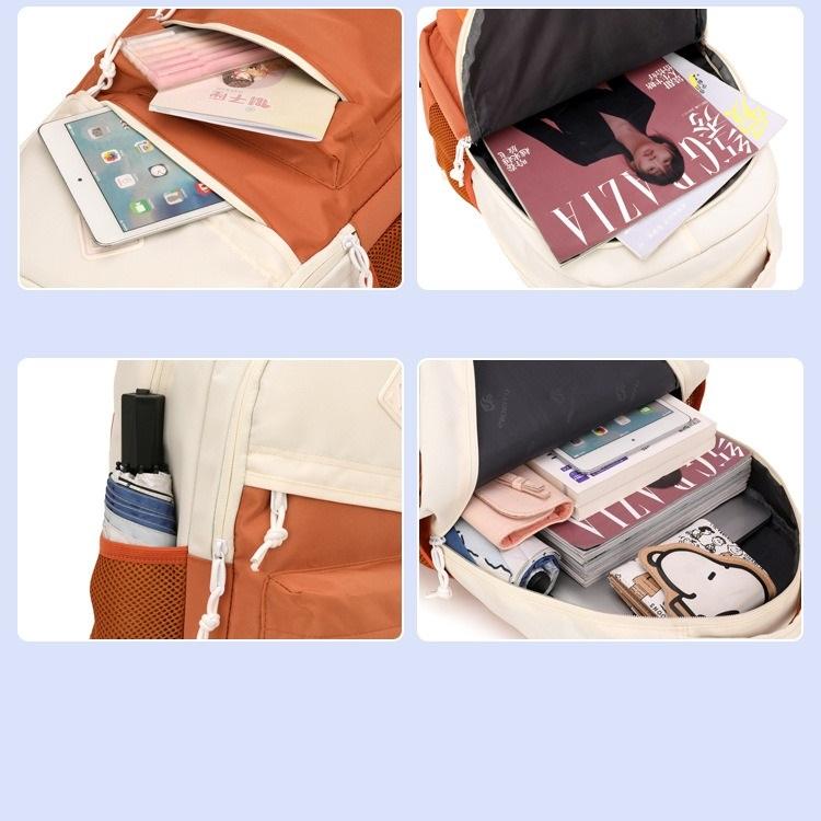 Abnehmbarer Trolley-Rucksack mit doppeltem Verwendungszweck, Schultasche im koreanischen Stil