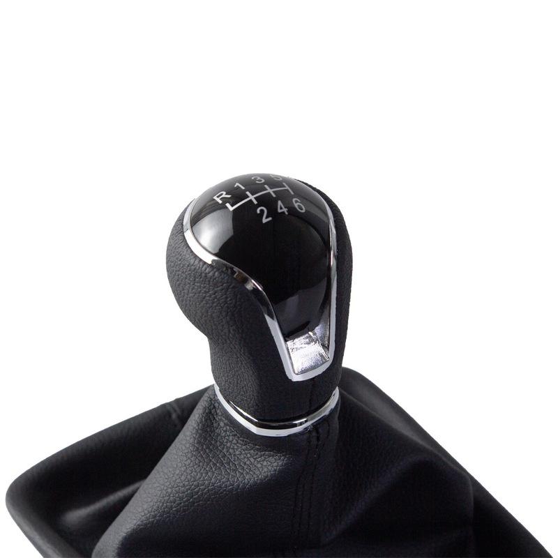 5/6 Speed For Seat Leon Lll MK3 2012-2017 Car Gear Head Black Wire Dust Cover Shift Handball Gear Handle Interior Accessories