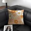 Retro Floral Ins Cushion Cover Natural Linen Organic Fabric Double-Sided Printing Sofa Home Decor Gift Pillow Case
