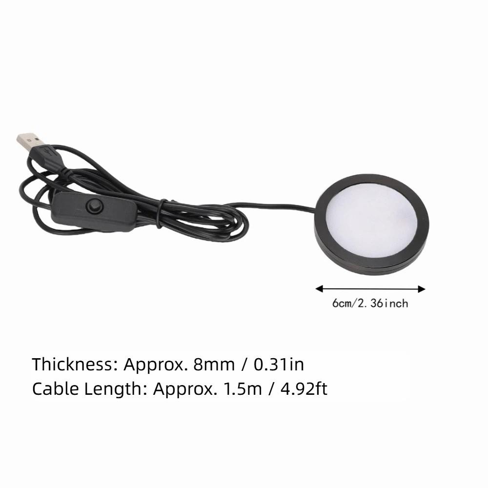 Aluminiumlegierung Unterkabinettbeleuchtung 5V USB-betrieben LED-Arbeitsplattenleuchte LED-Licht Schlafzimmer