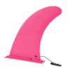 Pinna Tavola da Surf 9 Pollici Staccabile Facile da Infilare in Nylon Pinna Sostitutiva per Tavola da Stand Up Paddle Longboard Rosata