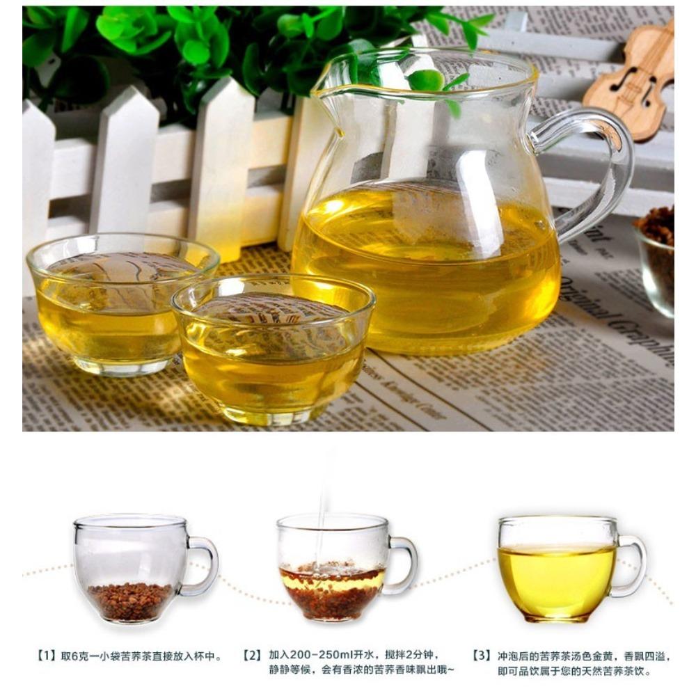 1000g Black Buckwheat Tea, Tartary Plantule, Herbal Cereal Drink, Caffeine Free