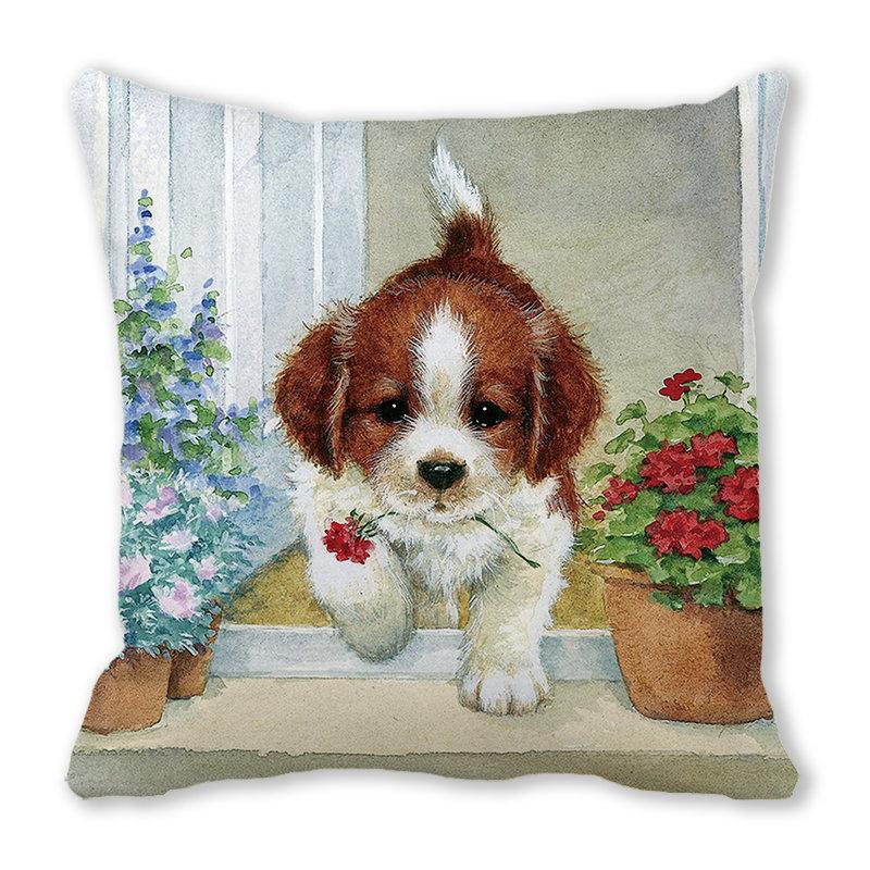 

45x45cm Peach Velvet Cat Plush Cushion Merry Christmas Sofa Pillow Cute Home Decor Washable Gift (2025 New Model) 18x18Inch