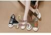 2026 Korean Style Women's Casual Candy Low-Top Canvas Shoes - Solid Color, Lightweight, Trendy, Flat Bottom Running Shoes