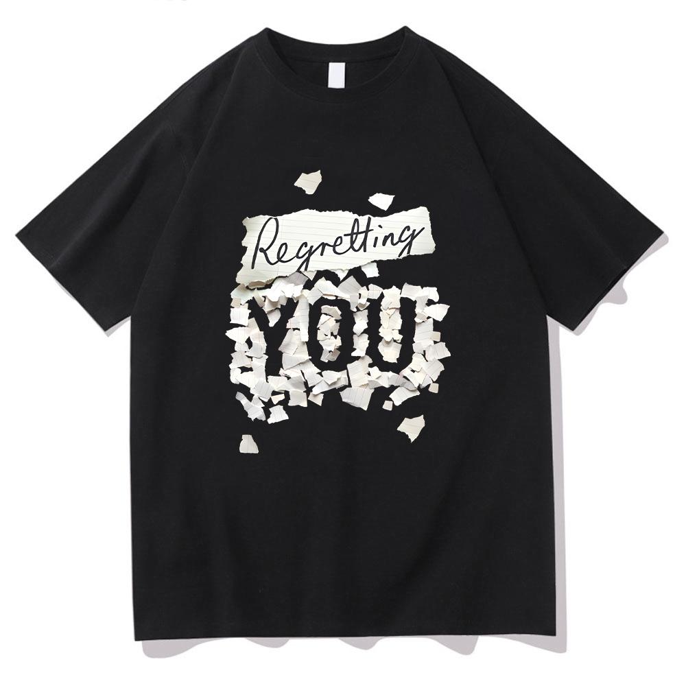 Regretting You Film Print T-Shirts Fiction Tee Casual Cotton Crewneck T-Shirt Unisex Soft Comfortable Y2K Clothes
