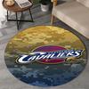 Cleveland Football Round Rug for Livingroom,Bedroom, Palyroom, Chair Rug, Area Rug, Circle Carpet, Large Size Fan Christmas Gift