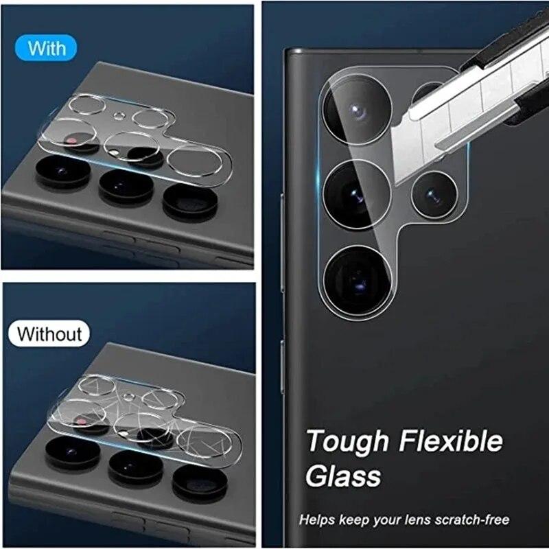 1-3pcs HD Camera Protector for Samsung Galaxy S26Ultra Edge Pro S25Plus S24 S23 Anti-scratch Full Cover Lens Tempered Glass Film