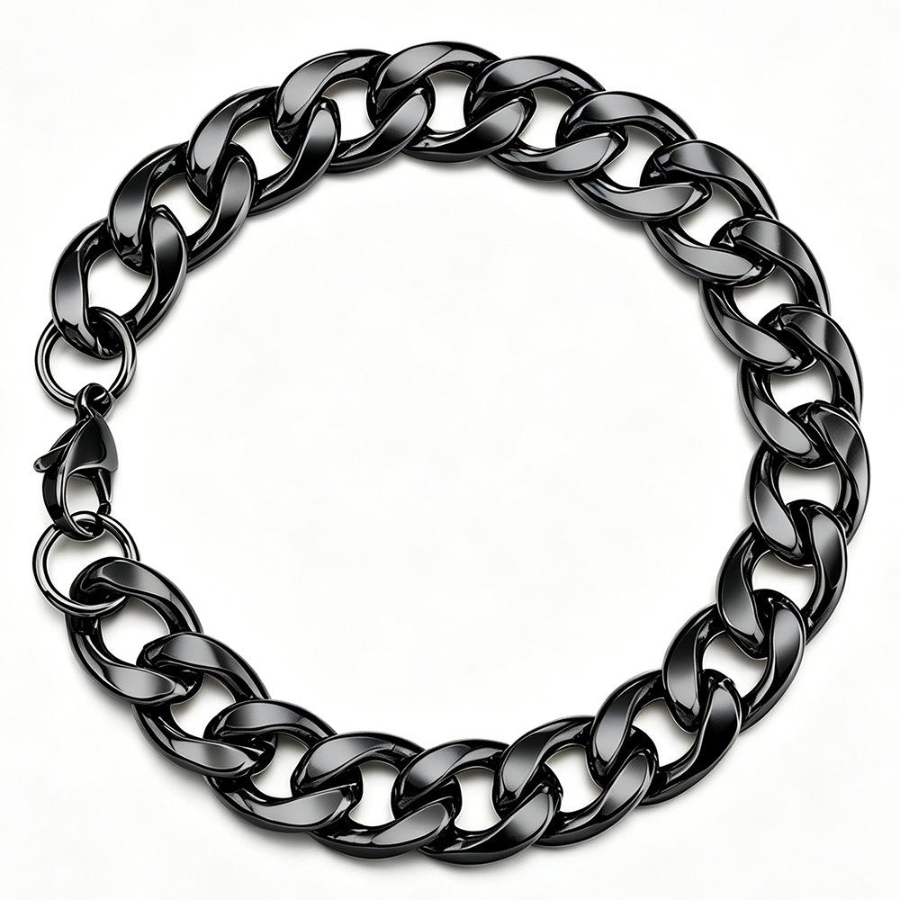 Collier Tendance Homme en Titane Hip Hop Clavicule - Chaîne Bijou Minimaliste & Polyvalente