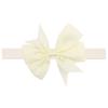 Children's headband, solid V-shaped ribbon, dovetail baby bow headband 21 colors