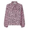 Lollys Laundry Womens/Ladies Ellie Leopard Tie Neck Shirt
