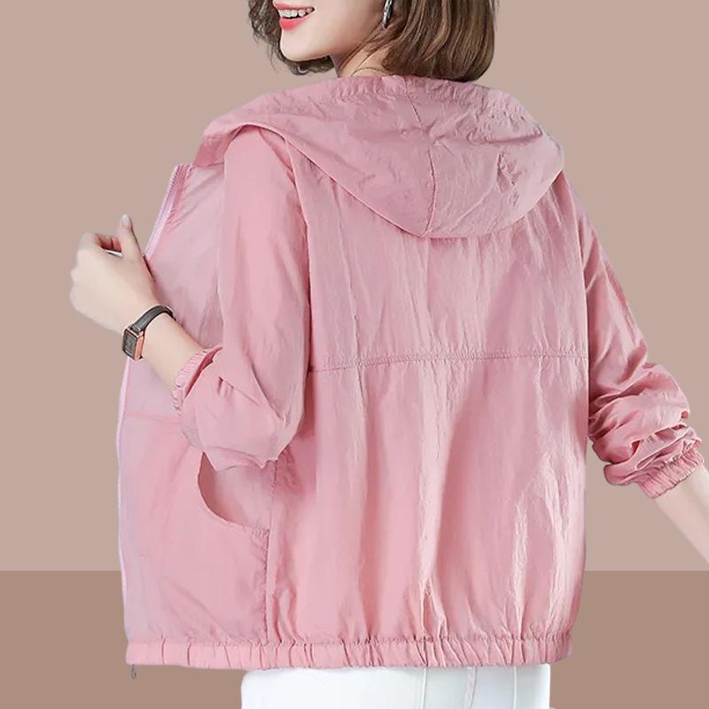 

Women s Sun Protection Lightweight Long Sleeve Jacket - 2025 Style Short Casual Versatile Summer Sunscreen Shirt XL [Recommended 105-120 lbs]