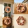 Handmade Ball Wreath Door Hanging Decoration Christmas Wreath For Wall Or Front Door Display Indoor and Outdoor Decoration