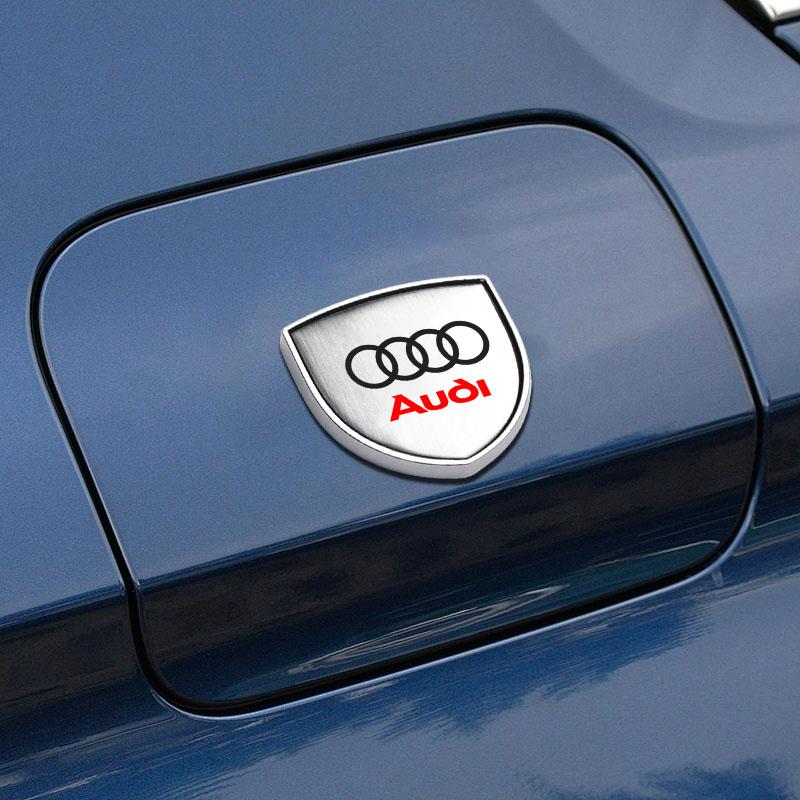 Metal Emblem Auto Decor Decals Reflective Car Window Wiper Stickers For qwe2 A4L A6L A3 A4 TT A7 S3 S4 S5 S6 S8 RS3 RS4 RS5 RS6