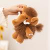 Nice Funny Simulation Elephant Strawberry Cat Mammoth Stuffed Animal Pp Cotton Realistic Stuffed Soft Mammoth Birthday Gift