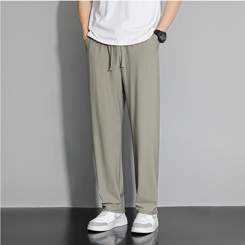 G·TENNA DX-WBP821 Unisex Ice Silk Quick-Dry Casual Long Pants