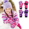 Waterproof Girls Warm Winter Kids Ski Mittens Kids Winter Gloves Thicken Snow Gloves