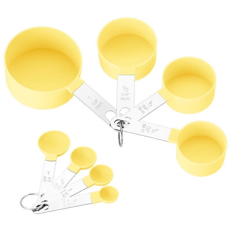 

Набор мерных чашек и ложек из нержавеющей стали для выпечки и кофе