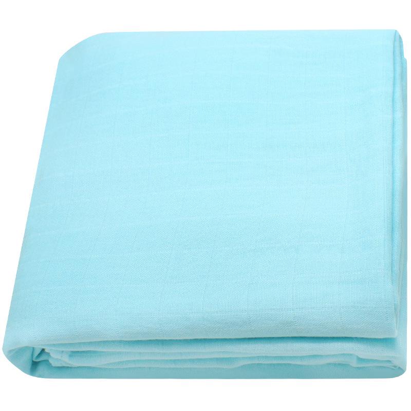 Double Layer Bamboo Cotton Muslin Swaddle Blanket for Newborns