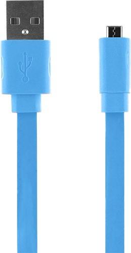 

Bigben CABLEFLAT20MICBL -. Kabel micro USB 2.1A, długość 20cm., BigBen