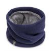 Unisex Solid Cashmere Plush Warm Winter Ring Scarf Women Men Knitted Full Face Mask Snood Neck Scarves Bufanda Thick Muffler New